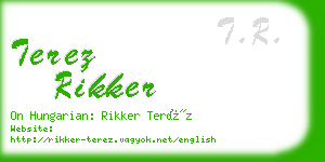 terez rikker business card